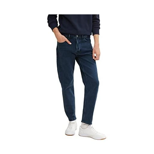 TOM TAILOR Denim 1035797 jeans larghi, 10173 - dark stone blue black denim, 32w x 32l uomo