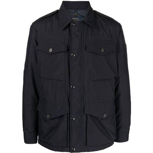 Polo Ralph Lauren giacca-camicia multitasche - blu