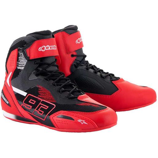 Alpinestars austin knitted riding motorcycle shoes rosso eu 43 uomo