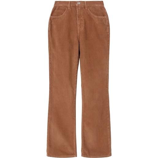 RE/DONE pantaloni svasati a coste anni '70 - marrone