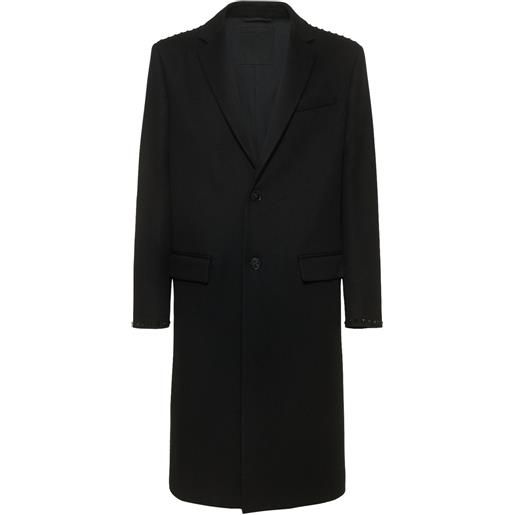 VALENTINO cappotto untitled in lana e cashmere