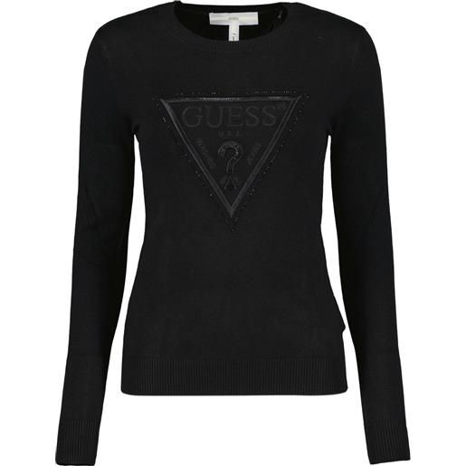 GUESS maglione logo strass eloise donna