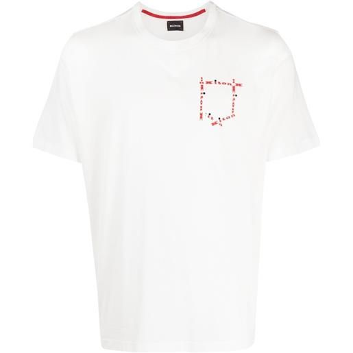 Kiton t-shirt con stampa - bianco