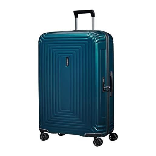 Samsonite neopulse, valigetta e trolley, l (75 cm - 94 l), blu (metallic blue)