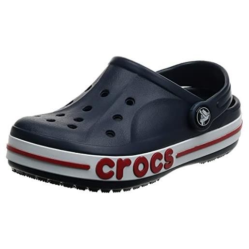 Crocs bayaband clog, zoccoli unisex-adulto, black white, 48/49 eu