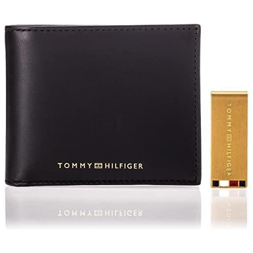 Tommy Hilfiger spwm gifting slg mini cc wallet and money clip black