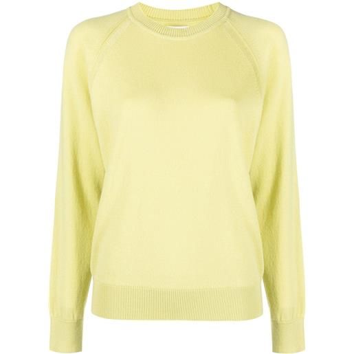 Barrie maglione girocollo - giallo