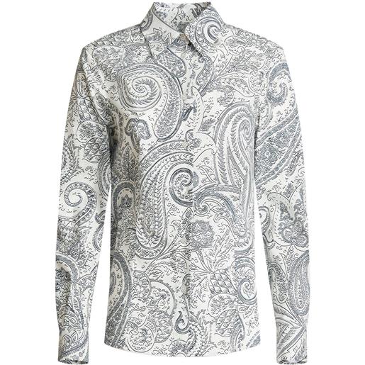 ETRO camicia con stampa paisley - grigio