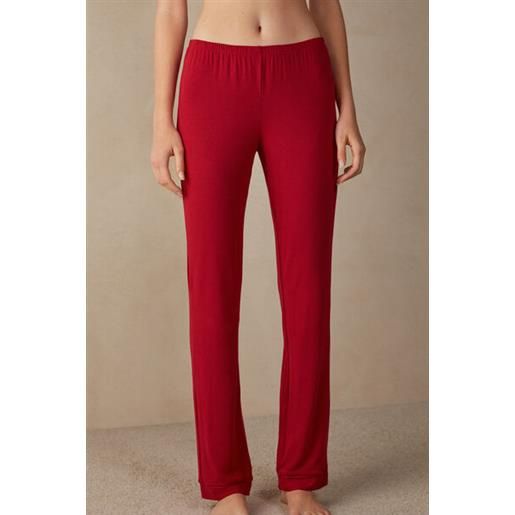 Intimissimi pantalone lungo in micromodal rosso