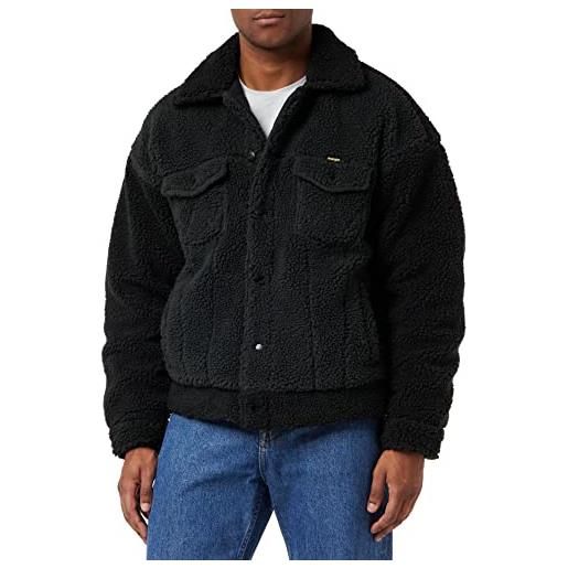 Wrangler sherpa jacket giacca, faded black, 3x-large uomini