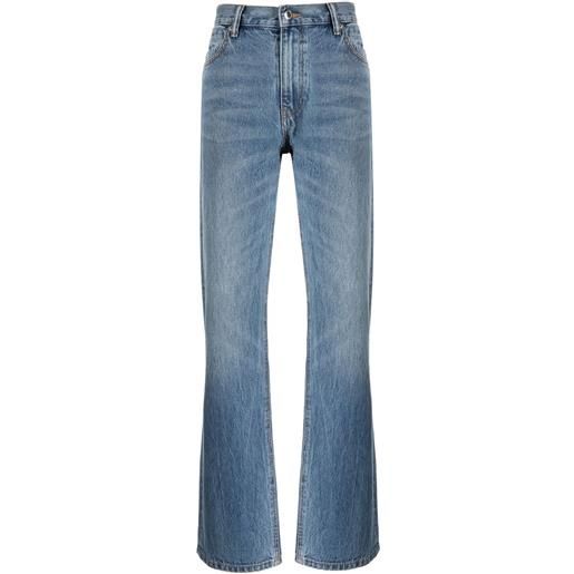 Alexander Wang jeans a vita bassa - blu