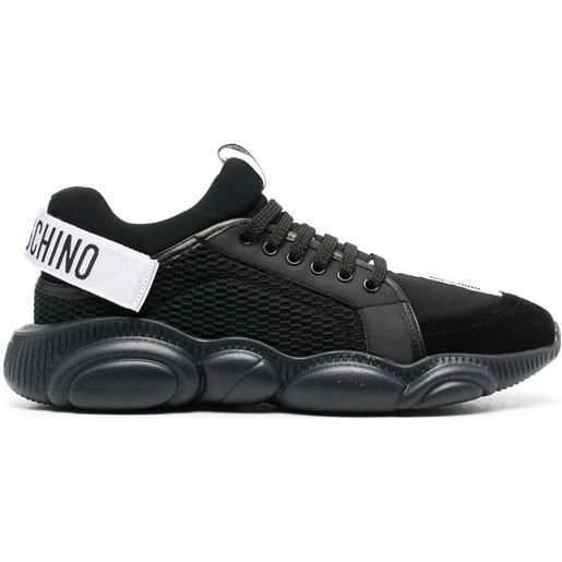 Moschino sneakers con logo - nero