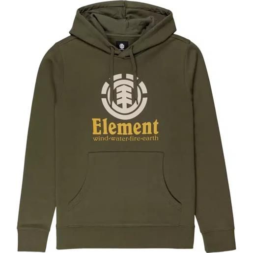 Element - felpa vertical hood army