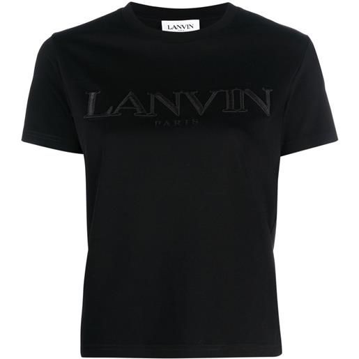 Lanvin t-shirt con logo - nero