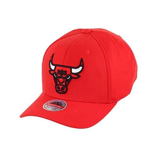 Mitchell & Ness chicago bulls red nba team ground stretch snapback cap - one-size