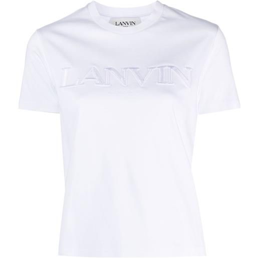 Lanvin t-shirt con logo - bianco