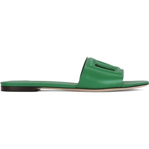 Dolce & Gabbana sandali con logo dg - verde