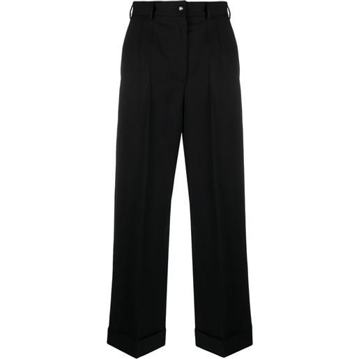Dolce & Gabbana pantaloni a vita alta - nero
