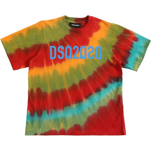 DSQUARED2 t-shirt in jersey di cotone tie dye