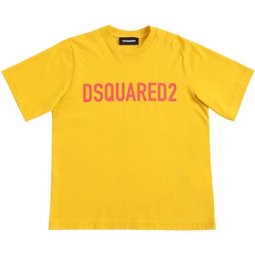 DSQUARED2 t-shirt in jersey di cotone con logo