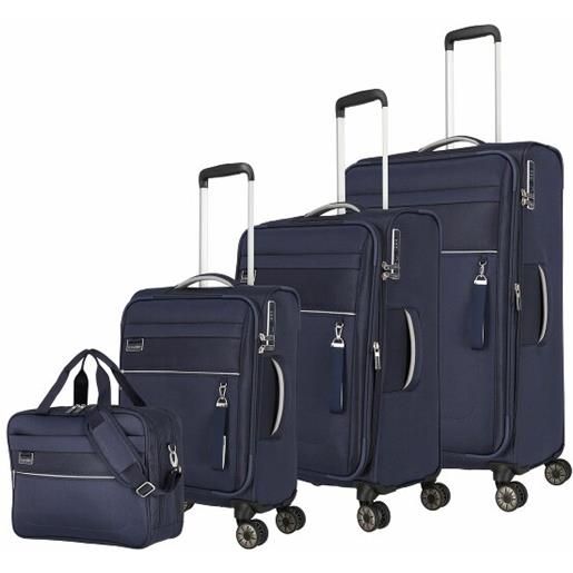 Travelite miigo 4 roll suitcase set 4pcs. Blu
