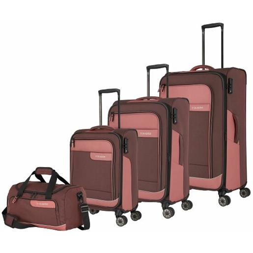 Travelite viia set di bagagli a 4 ruote 4 pz. Multicolore
