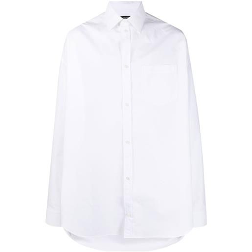 Balenciaga camicia cocoon - bianco