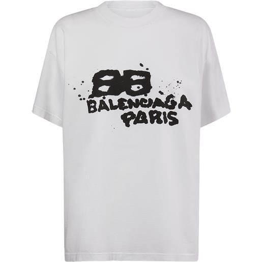 BALENCIAGA t-shirt medium fit in cotone