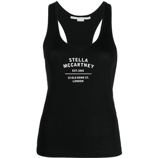 Stella McCartney canotta con scollo olimpionico - nero