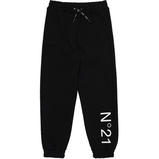 N°21 pantaloni in felpa di cotone con logo