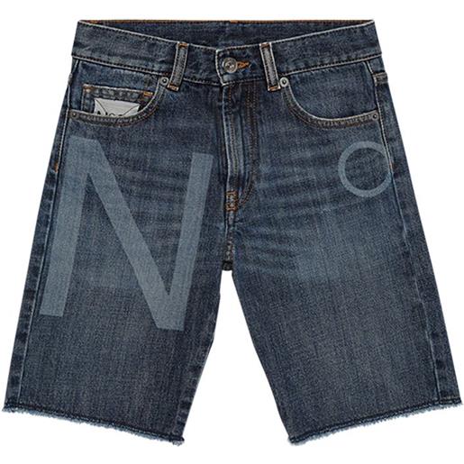 N°21 shorts in denim di cotone con logo