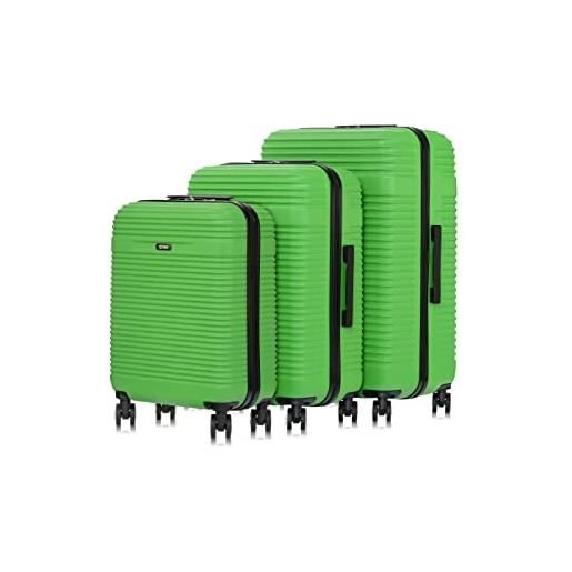OCHNIK valigia grande | valigia rigida | materiale: abs | colore: verde | dimensioni: l | dimensioni: 76x51x30cm | volume: 97 litri | 4 ruote | alta qualità