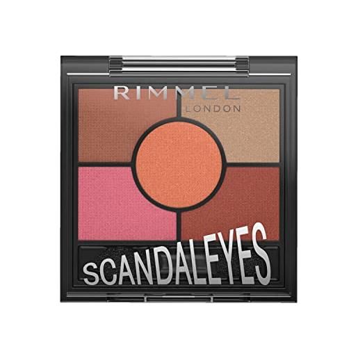 Rimmel London scandaleyes 5 pan palette eyeshadow - 004 burgundy pink