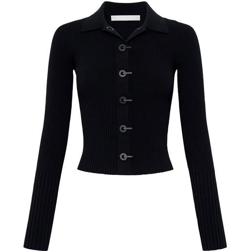 Dion Lee cardigan a coste - nero