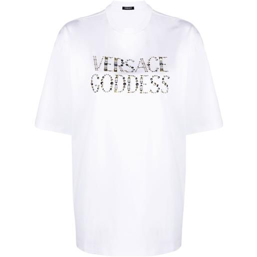 Versace t-shirt Versace goddess - bianco
