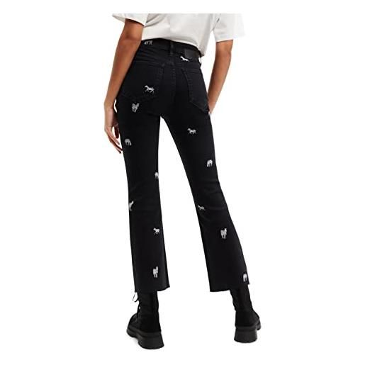 Desigual denim_niscalo, 2000 black jeans, 42 da donna