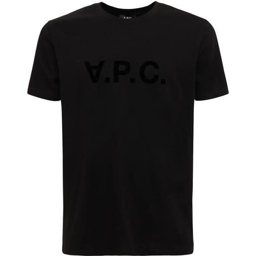 A.P.C. t-shirt in cotone con logo