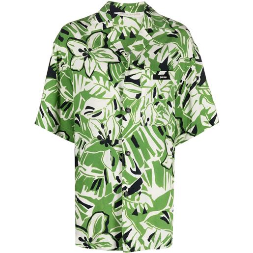 Palm Angels camicia con stampa - verde
