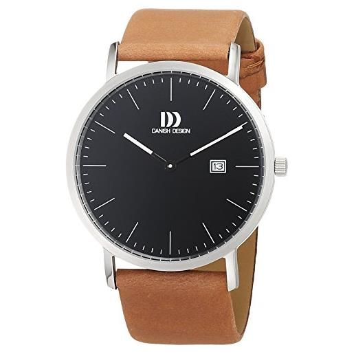 Danish Design 3314525 - orologio da polso uomo, pelle, colore: marrone