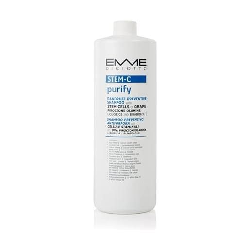 EMME DICIOTTO emmediciotto stem-c purify dandruff preventive shampoo 1000 ml