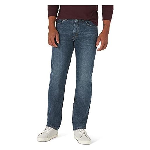 Lee jeans da uomo regular fit straight leg, tenente, 48 it (34w/34l)