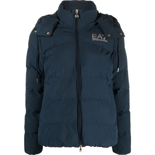 Ea7 Emporio Armani giacca con zip - blu