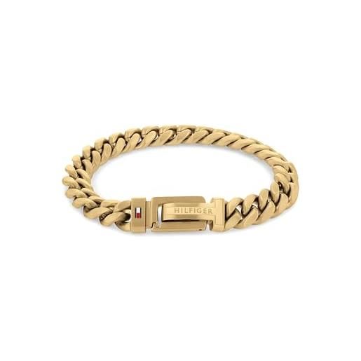 Tommy Hilfiger jewelry braccialetto a catena da uomo oro giallo - 2790434