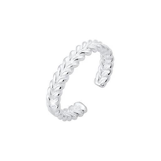 Elli anello fede semplice da donna argento, misura 4