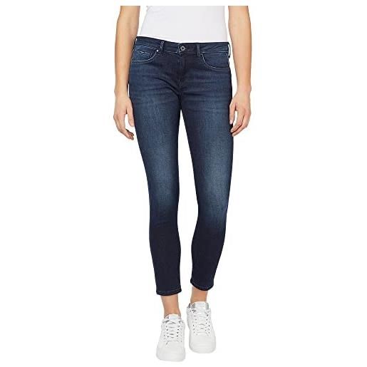 Pepe Jeans lola, jeans donna, nero (denim-di6), 34w / 30l