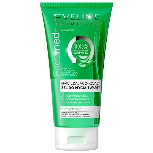 Eveline Cosmetics gel detergente viso con aloe 150 ml