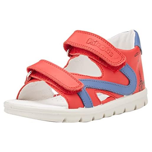 Falcotto salar, sandal, bimbo 0-24, rosso, 21 eu