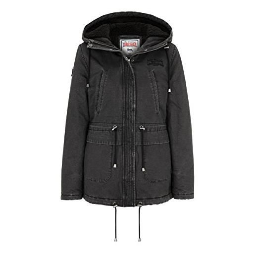 Lonsdale London giacca invernale da donna honey hill, donna, giacca invernale, 115791, nero, l