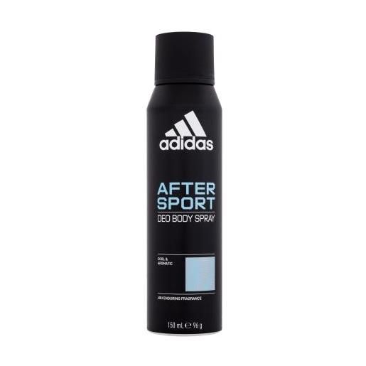 Adidas after sport deo body spray 48h 150 ml spray deodorante senza alluminio per uomo