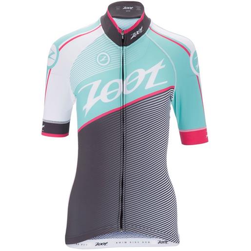Zoot cycle team short sleeve jersey grigio m donna